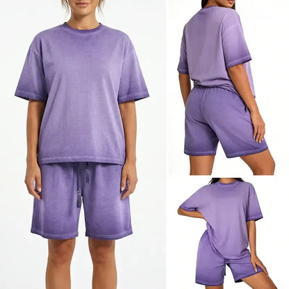 Women's Oversized Tshirt & Shorts Set