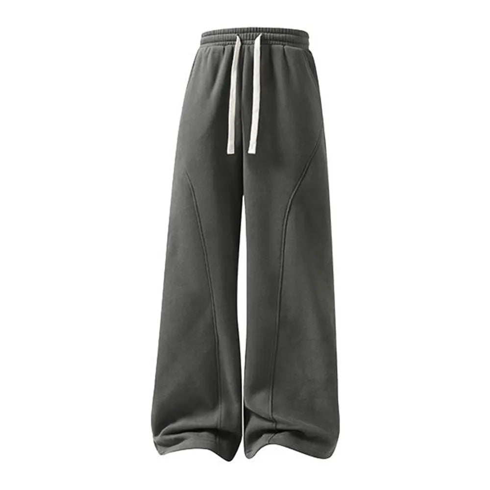 Men's Oversize Fleece Thermal Lined Sweatpants