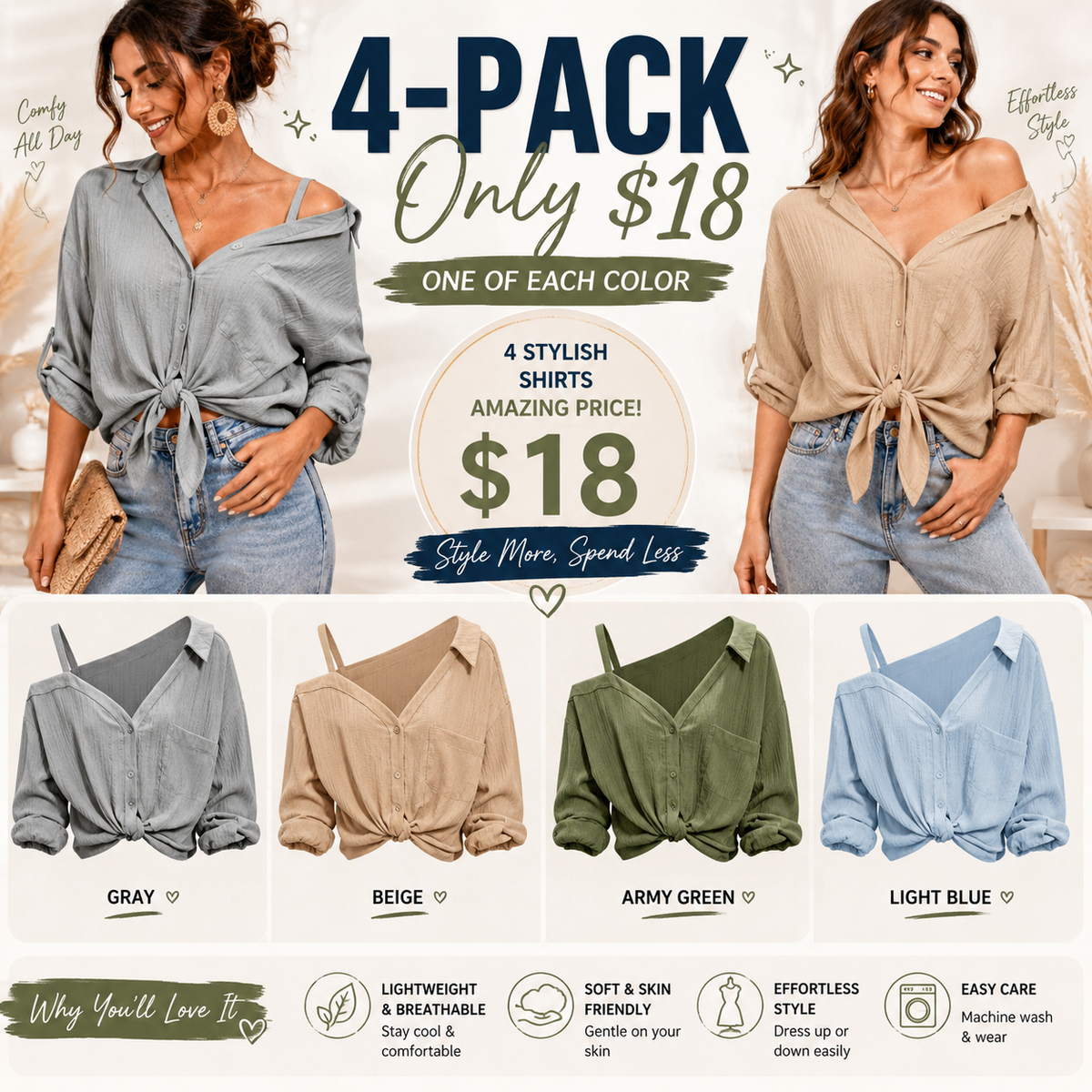 Spring Summer Asymmetric Cold Shoulder Blouse Women