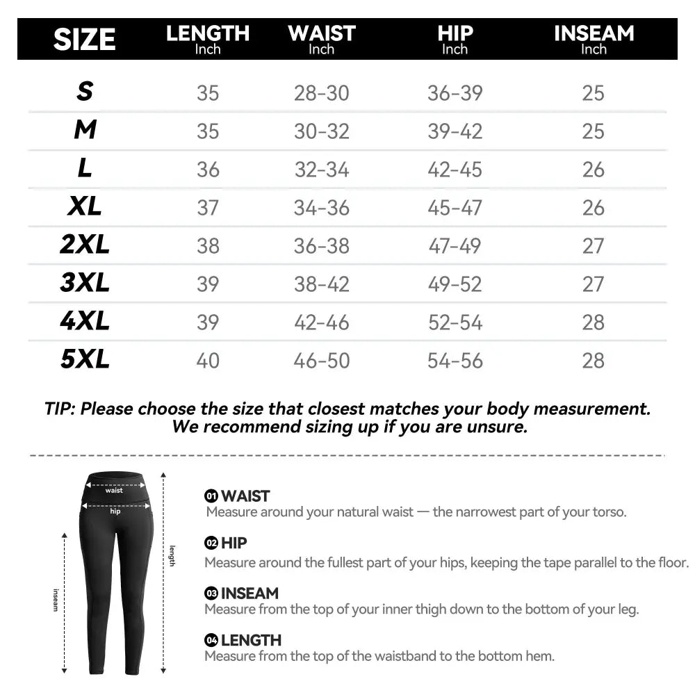 Women's High Waisted Tummy Control 4/8 Pack Leggings with Pockets