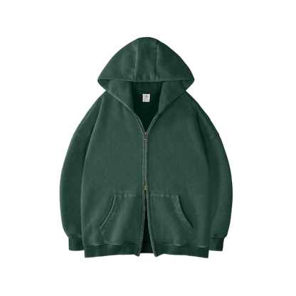 Unisex Oversized zip up hoodie