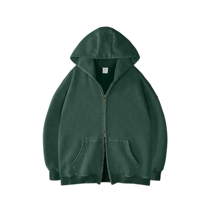 Unisex Oversized zip up hoodie