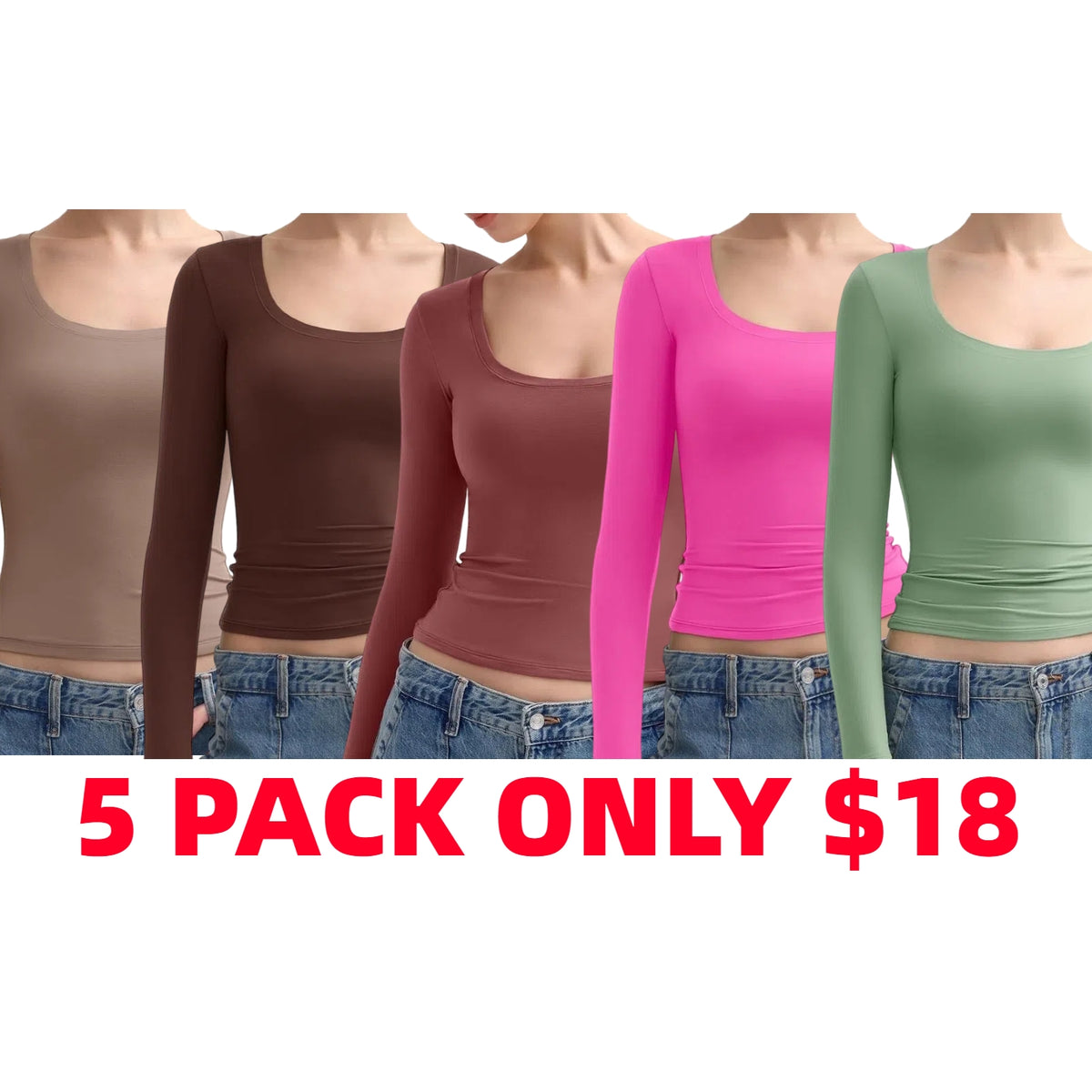 Womens Scoop Neck Long Sleeve Top - Smoke Cloud Collection
