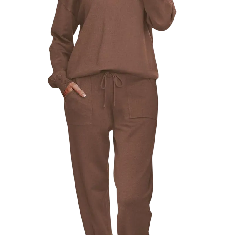 Long Sleeve Knit Loungewear Set