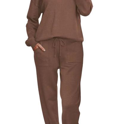 Long Sleeve Knit Loungewear Set