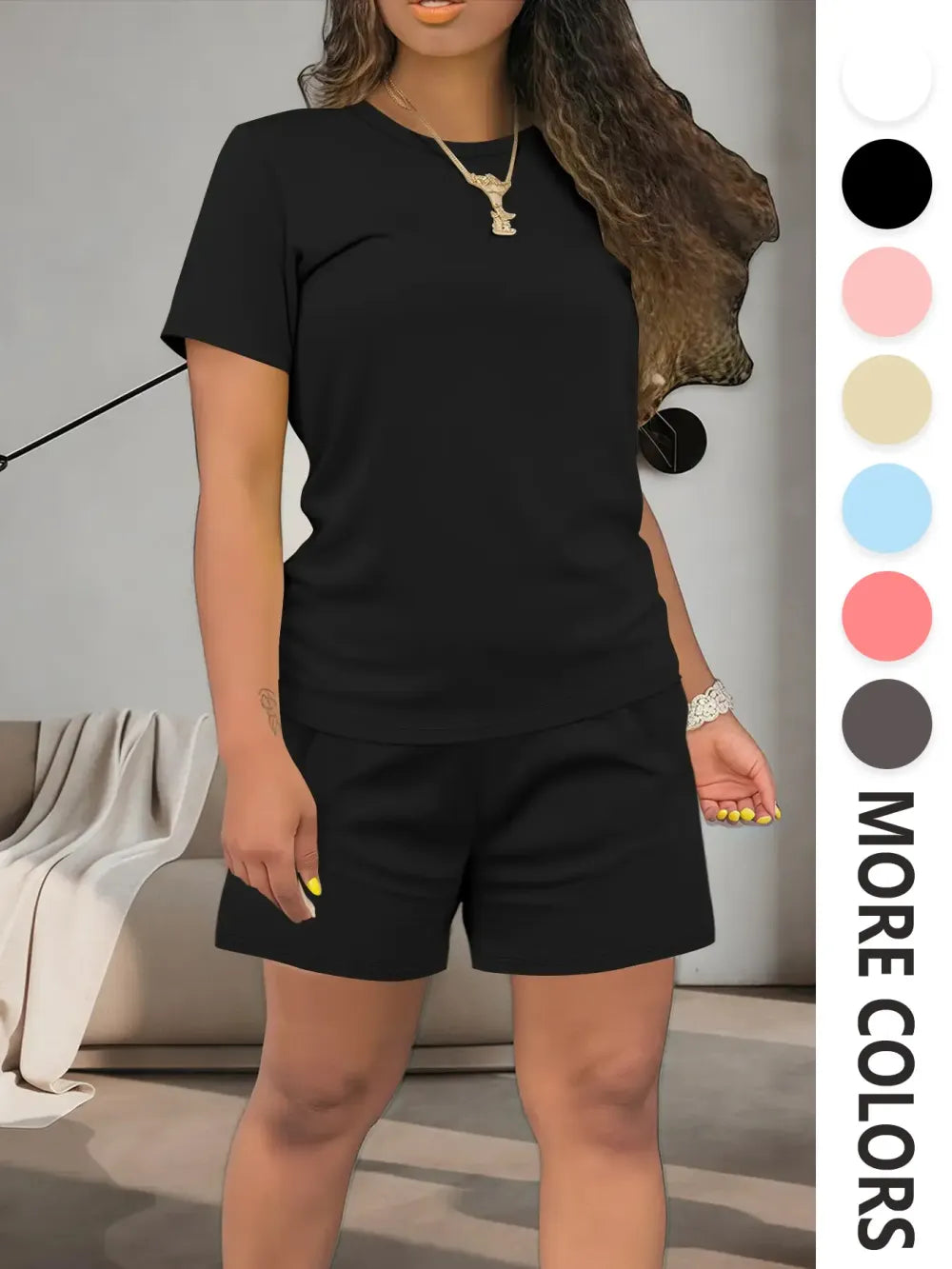 Women's Solid Co-ord Set