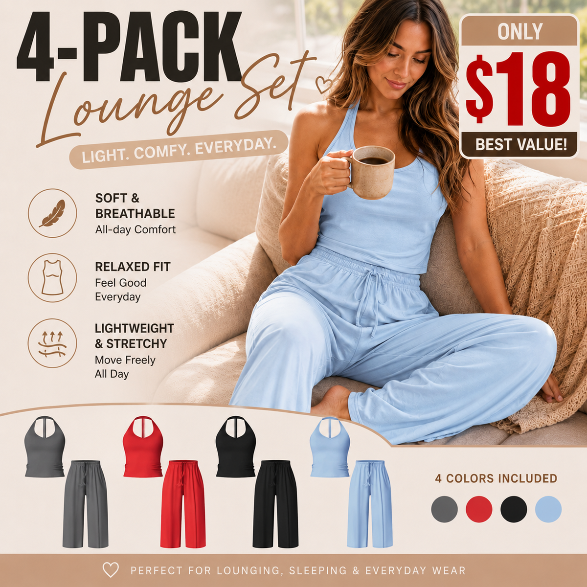 Womens Quick Dry Sport Tank Pants Set