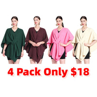 4-Pack(Olive Green+Wine+Pink+Beige)