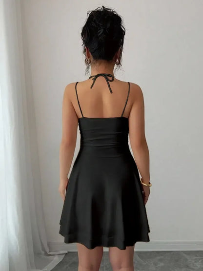 French Style Sexy Slim-Fitting Ruched Dress