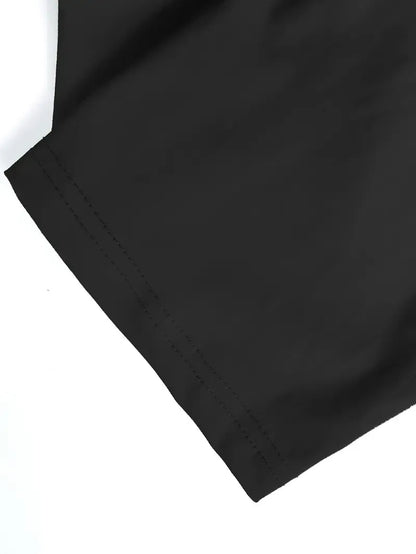 Women’s ice silk breathable high-stretch capri pants