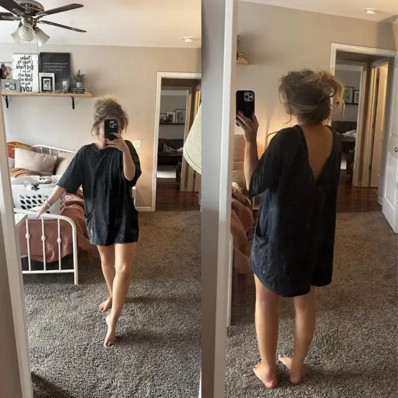 Women's Oversized Athletic Jumpsuit