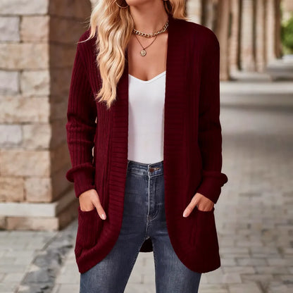 Womens Long Cardigan Lightweight Sweater