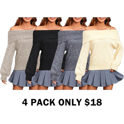 Off The Shoulder Sweater
