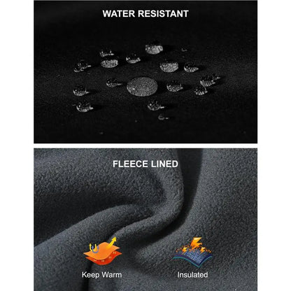 Men's Waterproof Pants Insulated Cold weather Hiking Winter Snow Ski Softshell Outdoor Pants