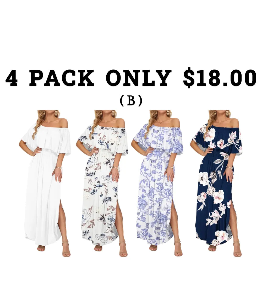 Womens Off The Shoulder Dress