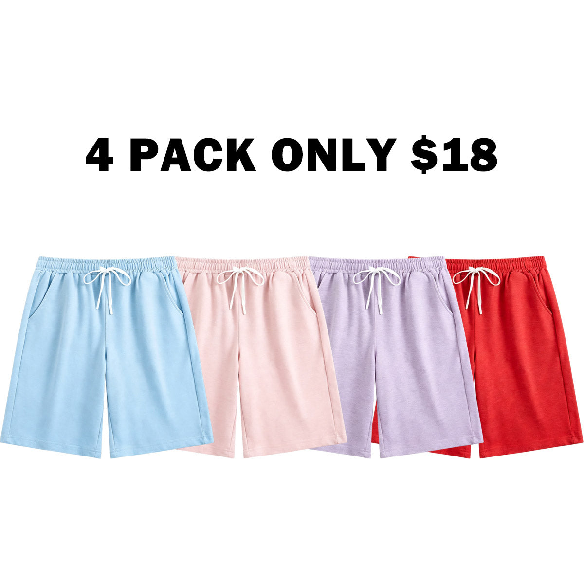 Women's Cotton Athletic Shorts
