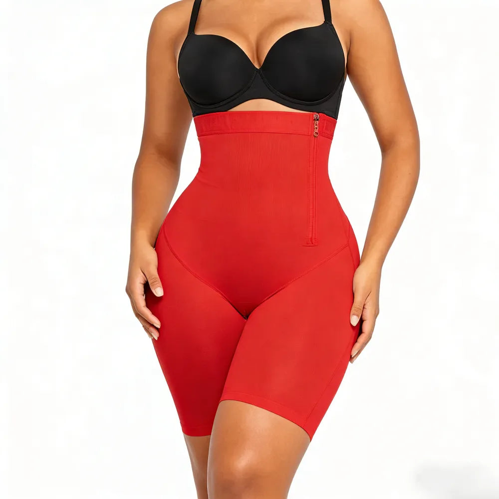 Shaping High-Rise Shorts Tummy Tucking Butt Lift