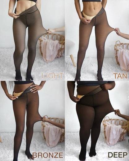 Magic Fleece Lined Leggings(NEW COMPRESSION BAND & ONE SEAM OPTION!)