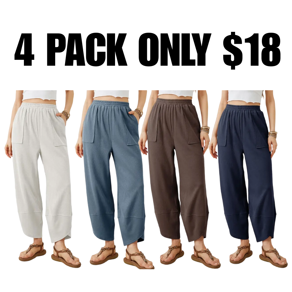 Women's wide-leg relaxed casual pantsone-piece wide-leg trousers