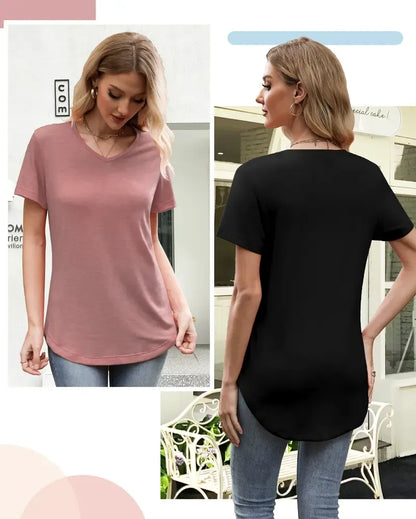 V Neck T Shirts for Women