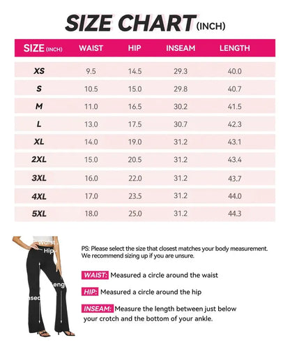 Women's High Waisted Flare Leggings
