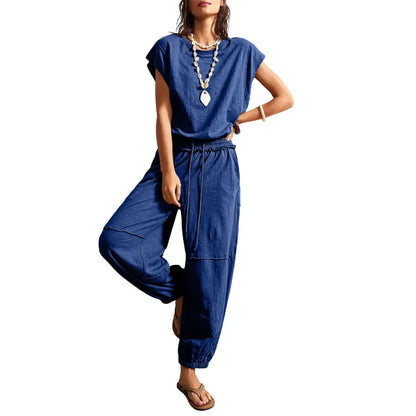 Women's Hollow Out Boho Jumpsuit