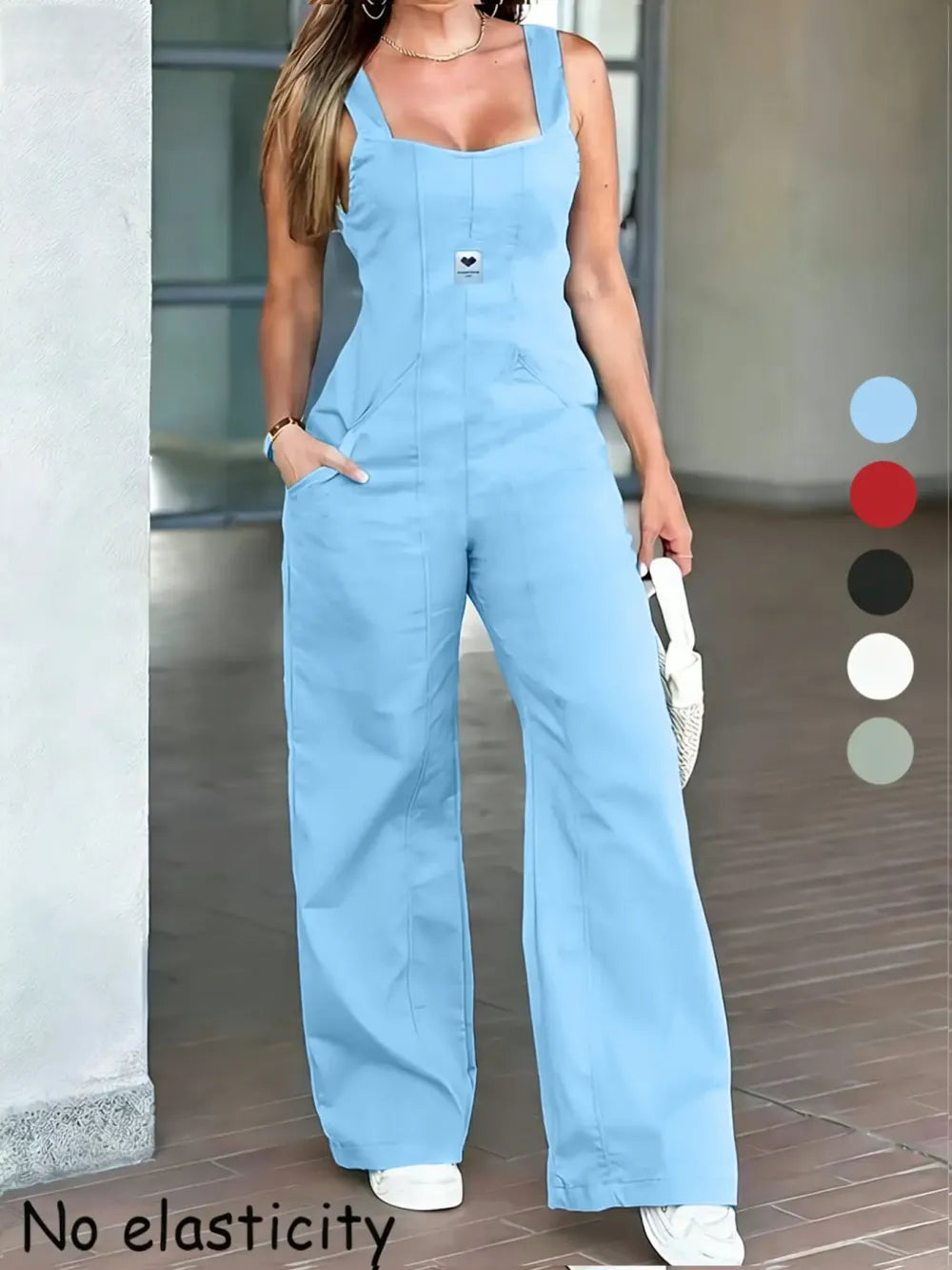 Women's Sleeveless Overalls