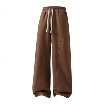Men's Oversize Fleece Thermal Lined Sweatpants