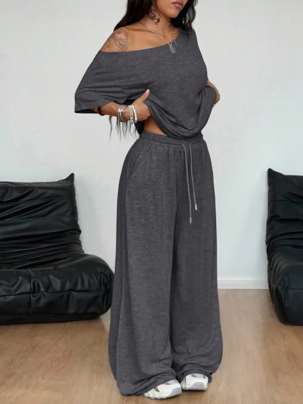 2pcs/Set Women's Minimalist Basic Daily Wear