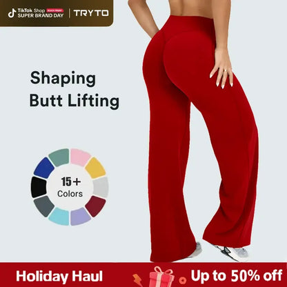 Straight Leg Bottoms Casual Pants