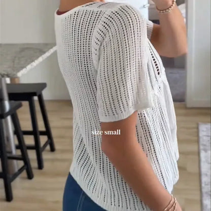 Women's Summer New Loose Casual Basic Knit Cardigan