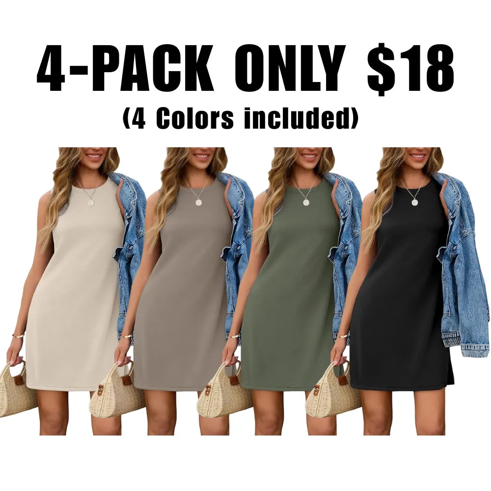 Fashion Summer Sundress Casual Tank Dress for Women