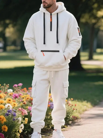 Men's Fleece Lined Casual Set