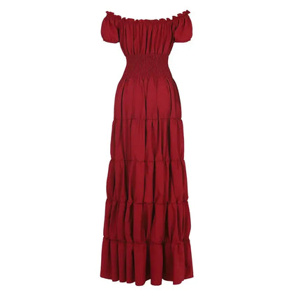 Women Medieval Irish Under Dress Retro Gown