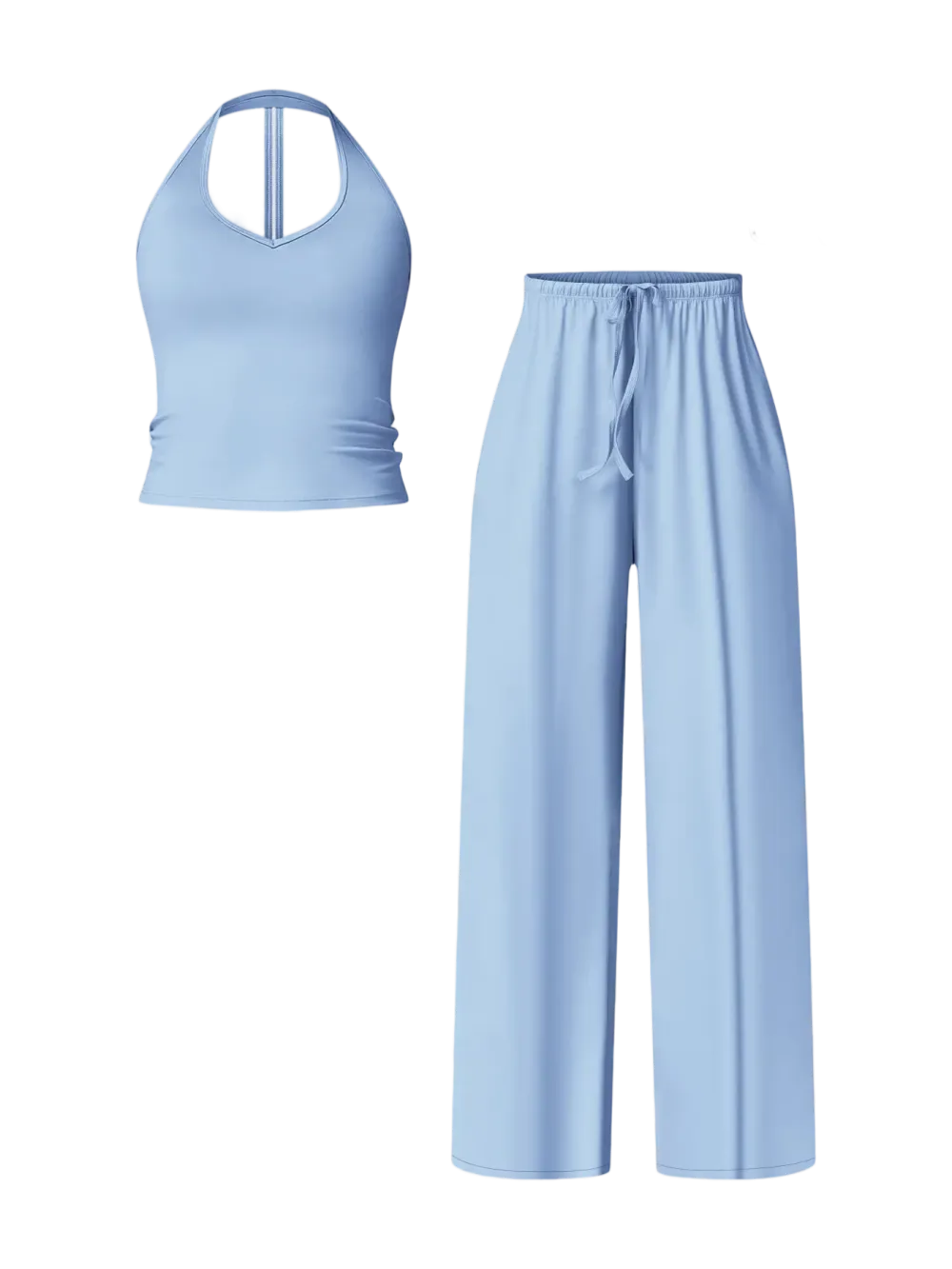 Womens Quick Dry Sport Tank Pants Set