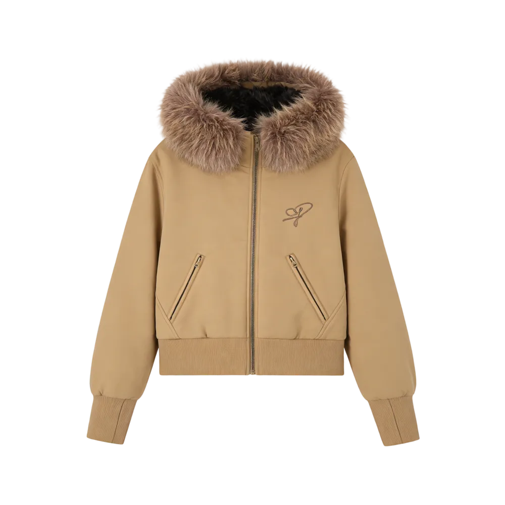 Winter Faux Fur Collar Jacket