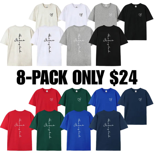 Jesus Has My Back Print T Shirt