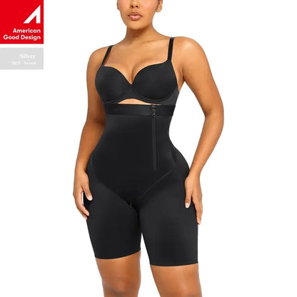 Shaping High-Rise Shorts Tummy Tucking Butt Lift