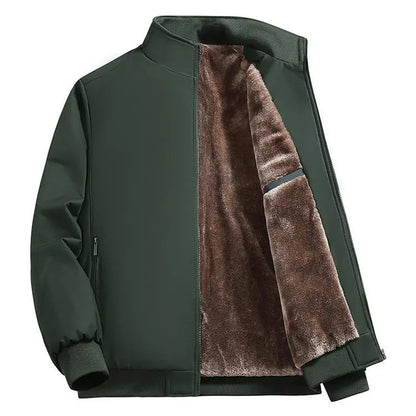 Men's Zip Up Thermal Lined Fleece Jacket