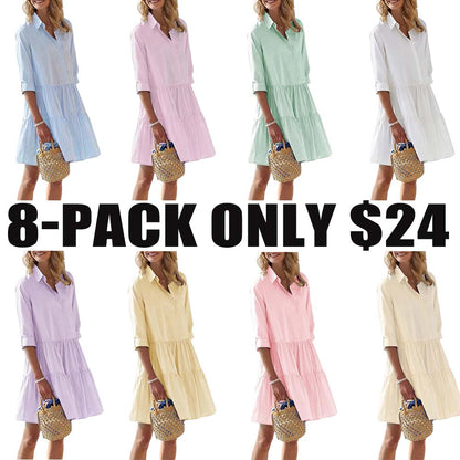 Summer V Neck Matching Set Oversized Shirt & Biker Shorts