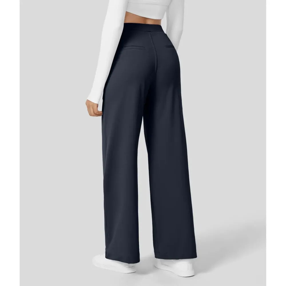 Flex DayStretch High Waisted Pocket Straight Leg Work Pants