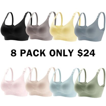 Maternity Solid Color Nursing Bra