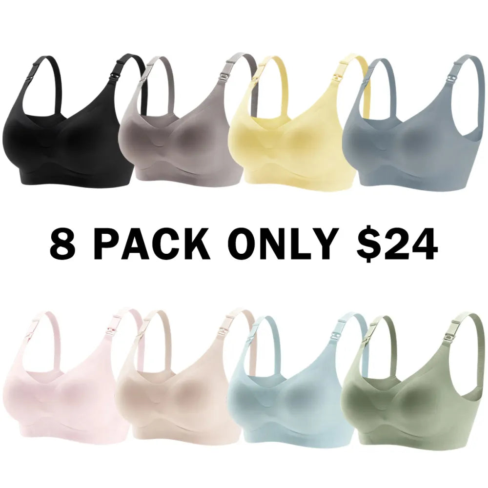 Maternity Solid Color Nursing Bra
