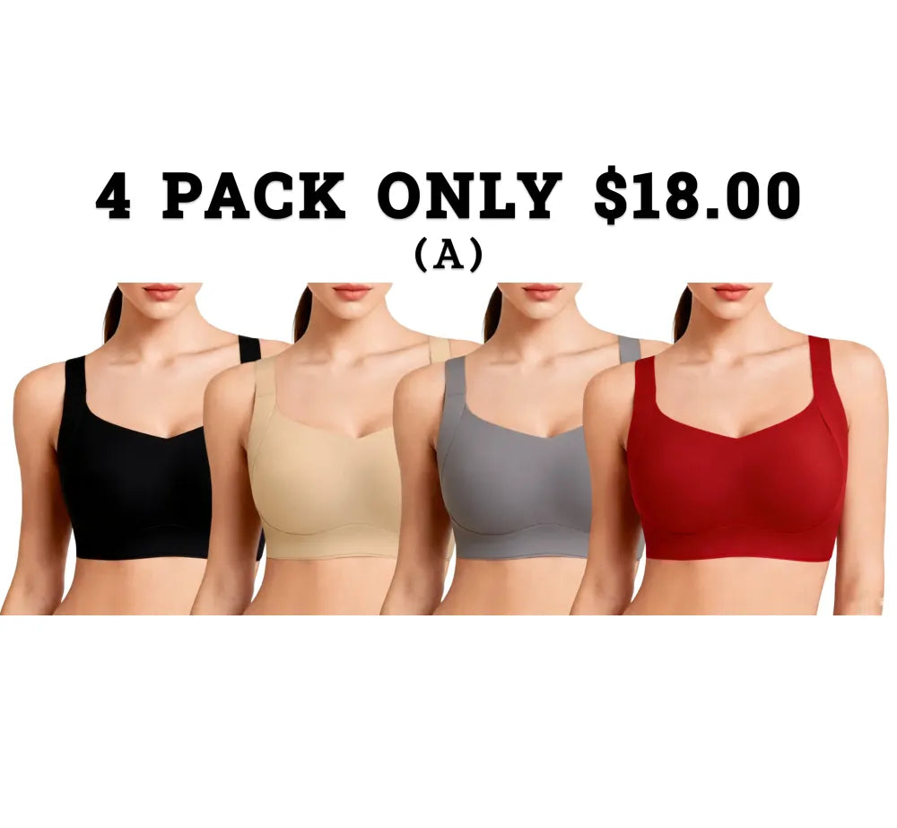 Women Wireless Push Up Jelly Bra