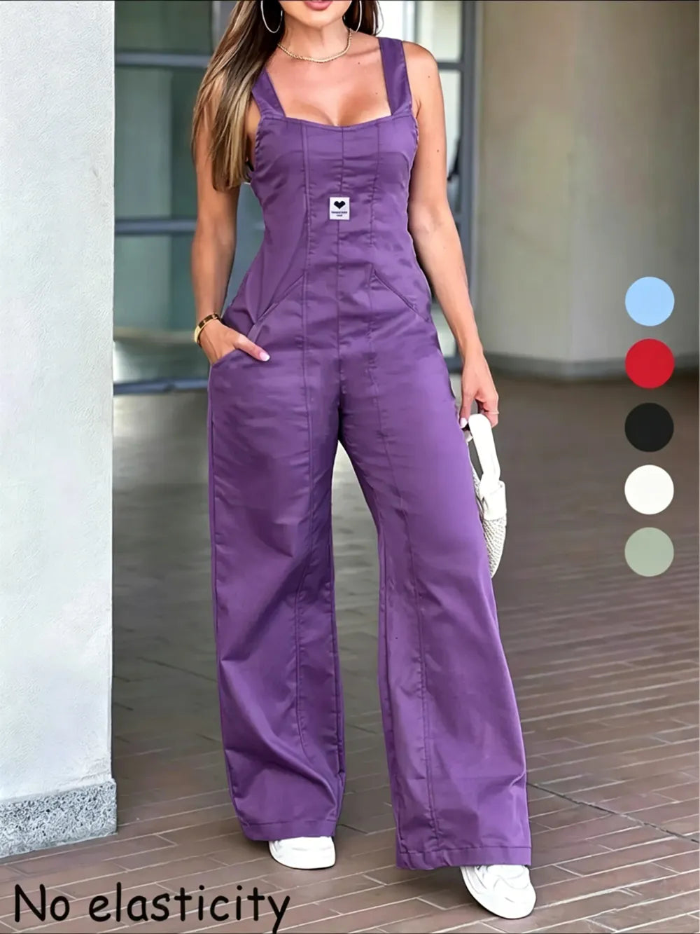 Women's Sleeveless Overalls