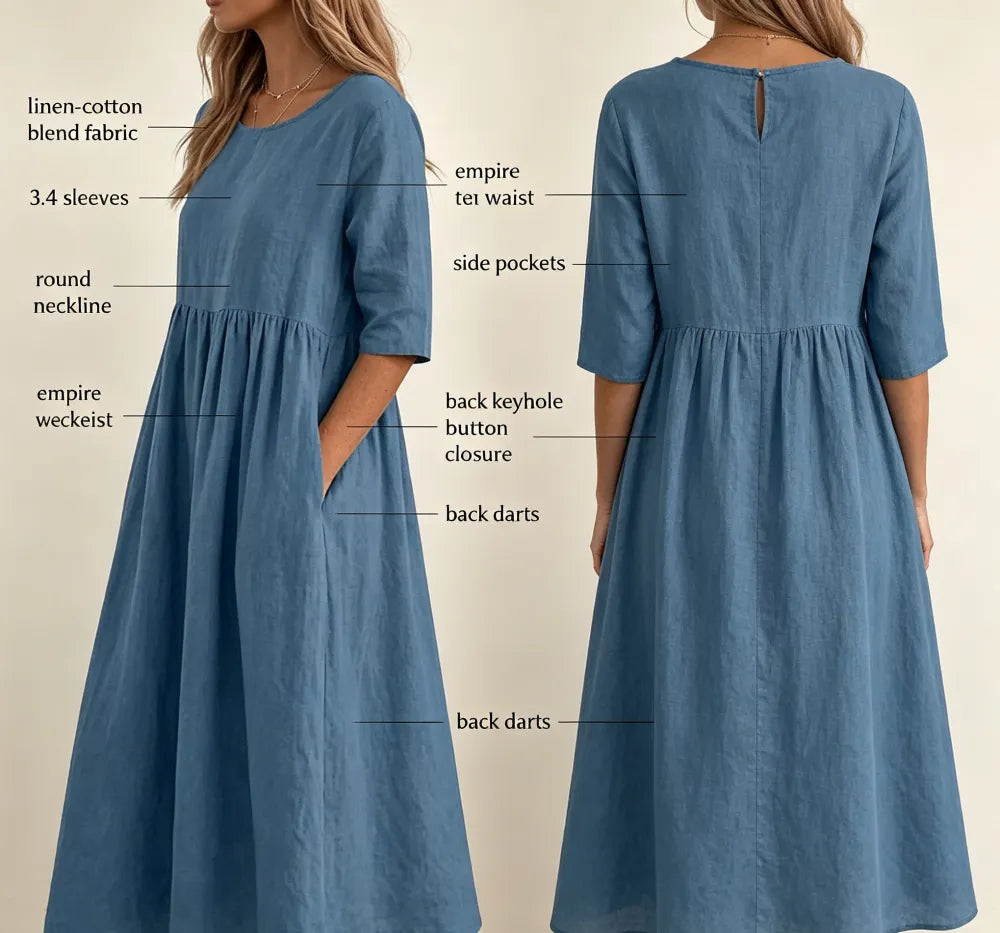 Summer New Cotton and Linen Casual Short Sleeve