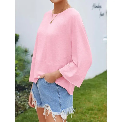 3/4 Batwing Sleeve Tops