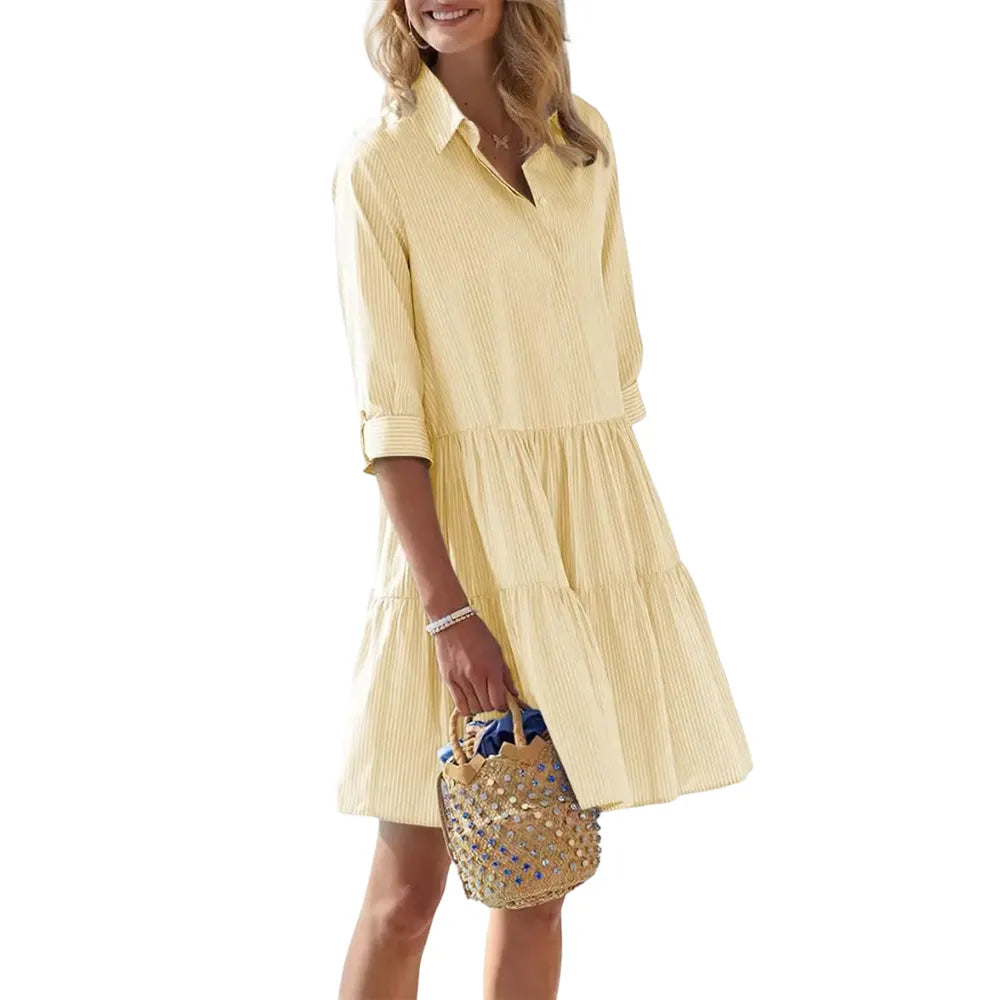 Summer V Neck Matching Set Oversized Shirt & Biker Shorts