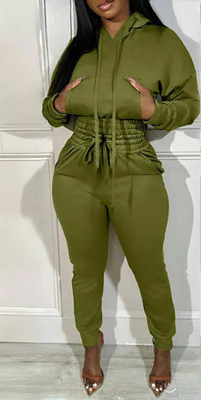 2 Piece Outfits Lounge Hoodie