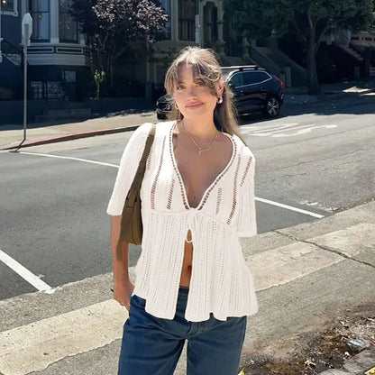 Women's Summer New Loose Casual Basic Knit Cardigan
